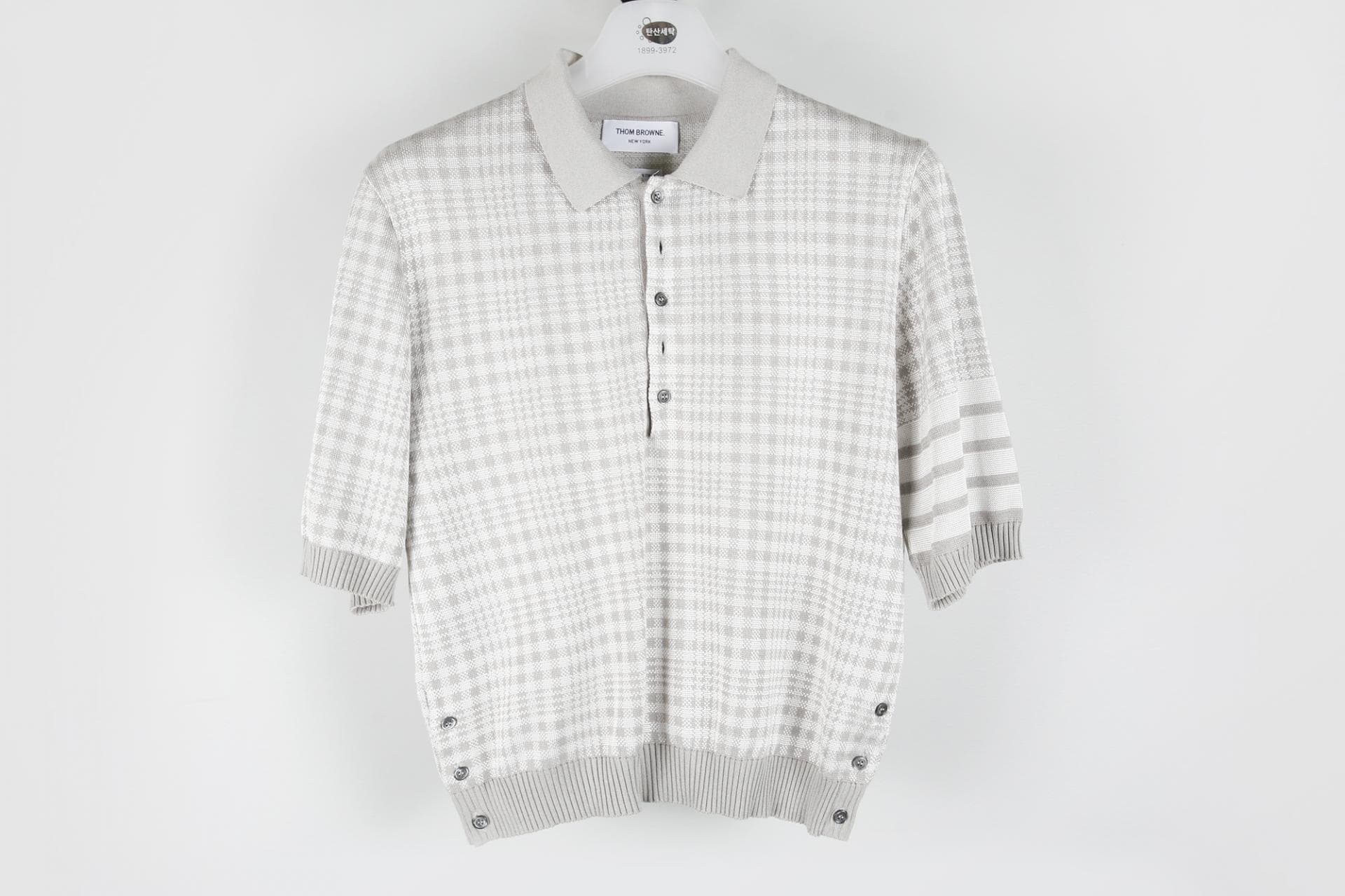 [ThomBrowne 톰브라운] 체크패턴 니트