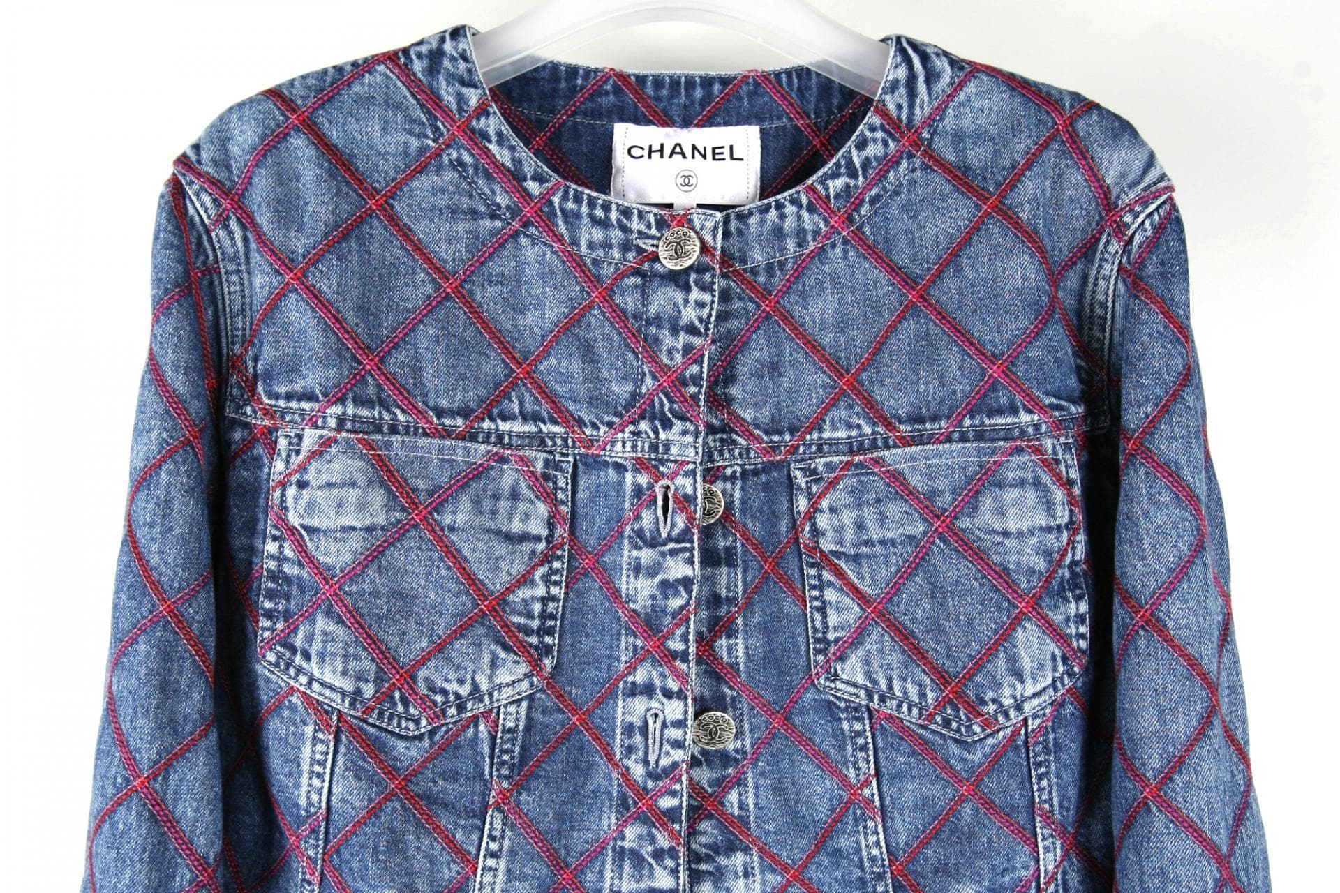 [Chanel 샤넬] 코코비치 데님 자켓 상세