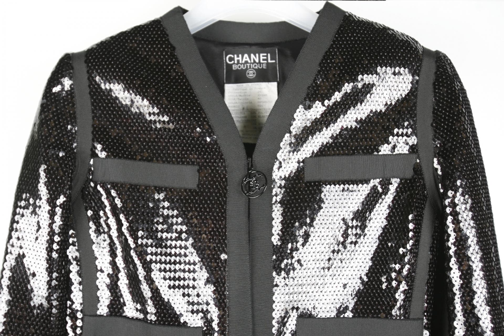 [Chanel 샤넬] 스팽글 자켓 상세