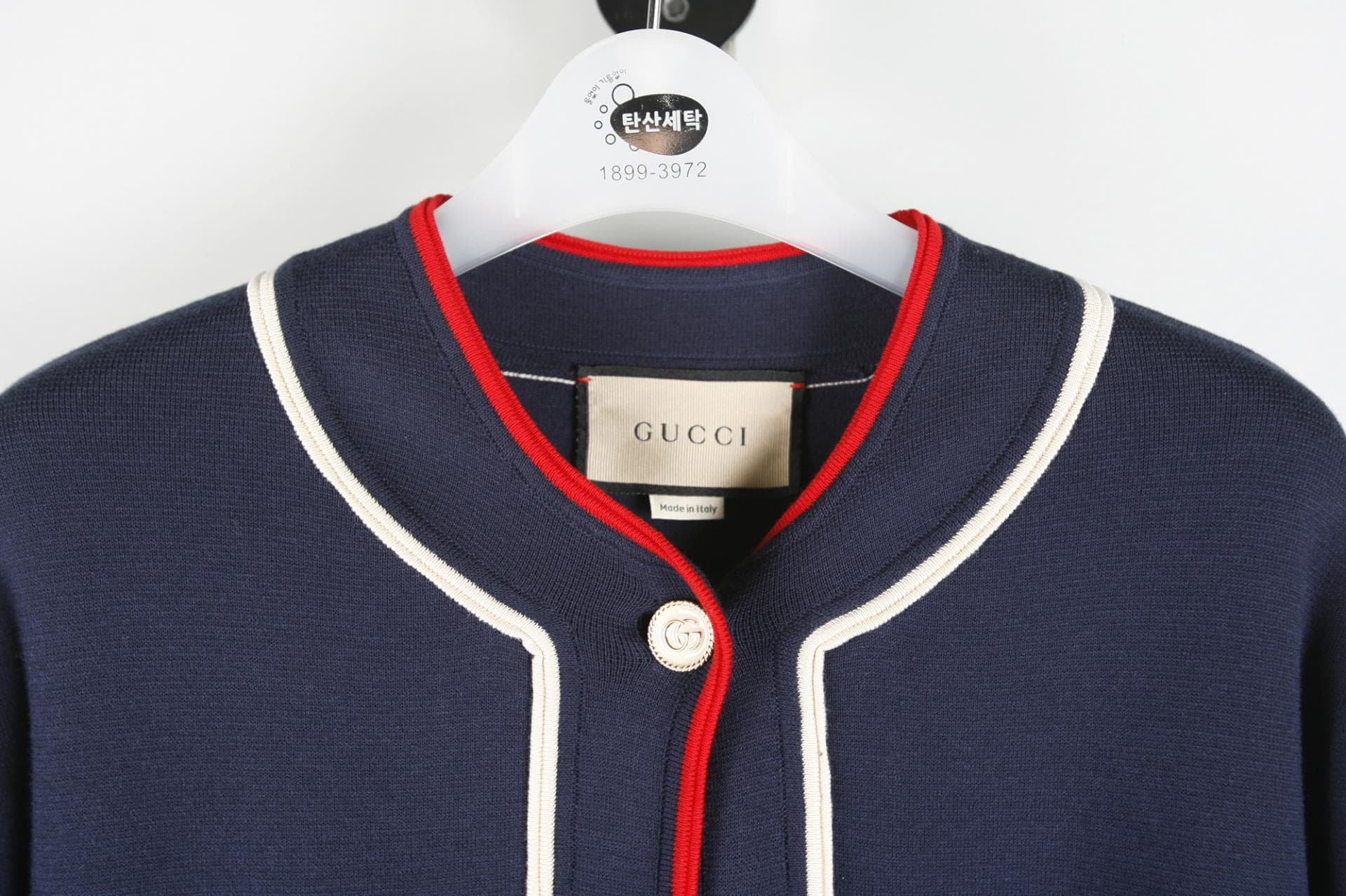 [GUCCI 구찌] 라인 포인트 가디건 상세