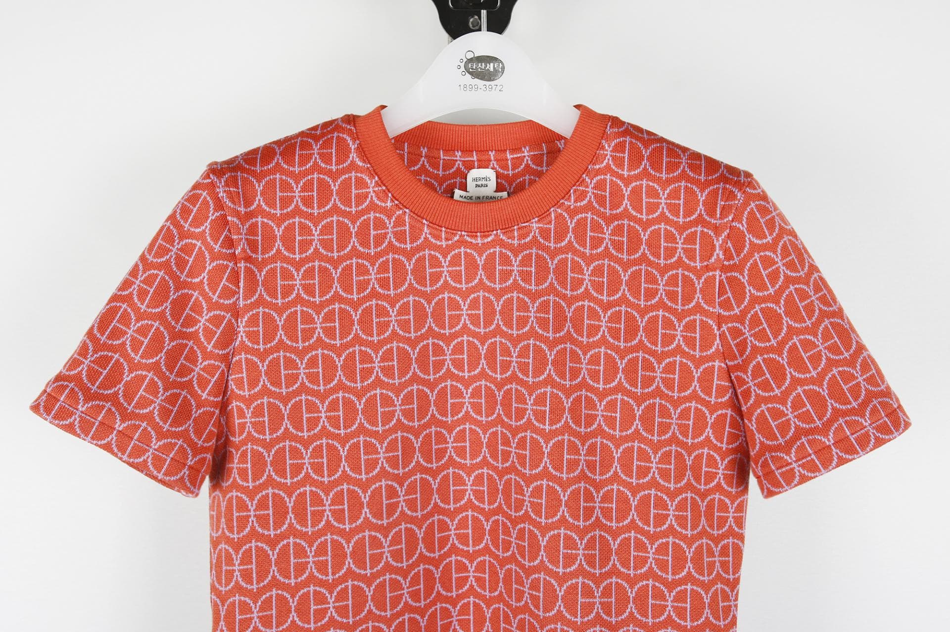 [Hermès 에르메스] 그래픽 니트 셔츠 상세