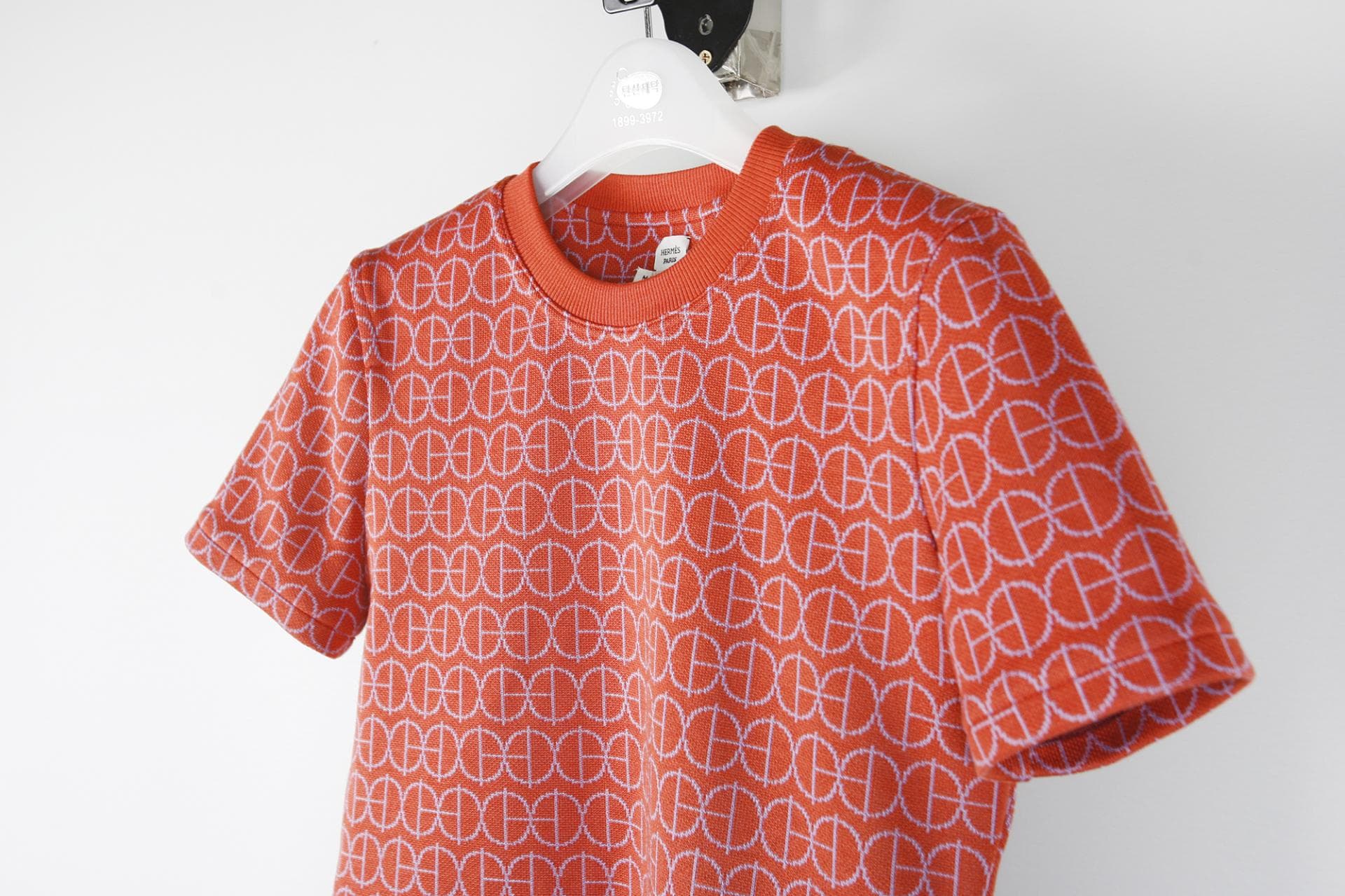 [Hermès 에르메스] 그래픽 니트 셔츠 상세