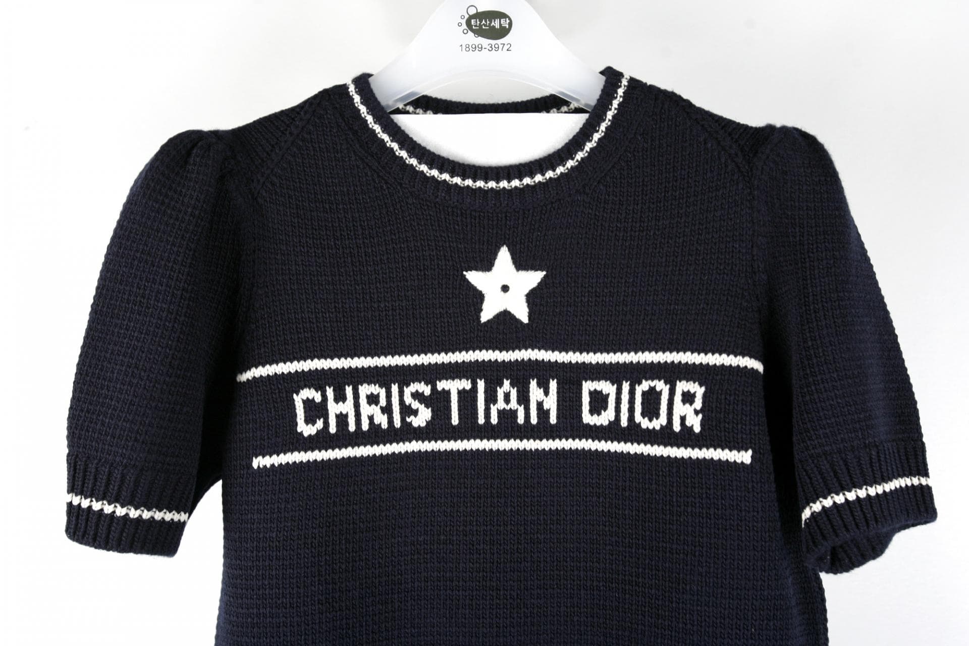 [DIOR 디올] 퍼프 숏 슬리브 니트 상세