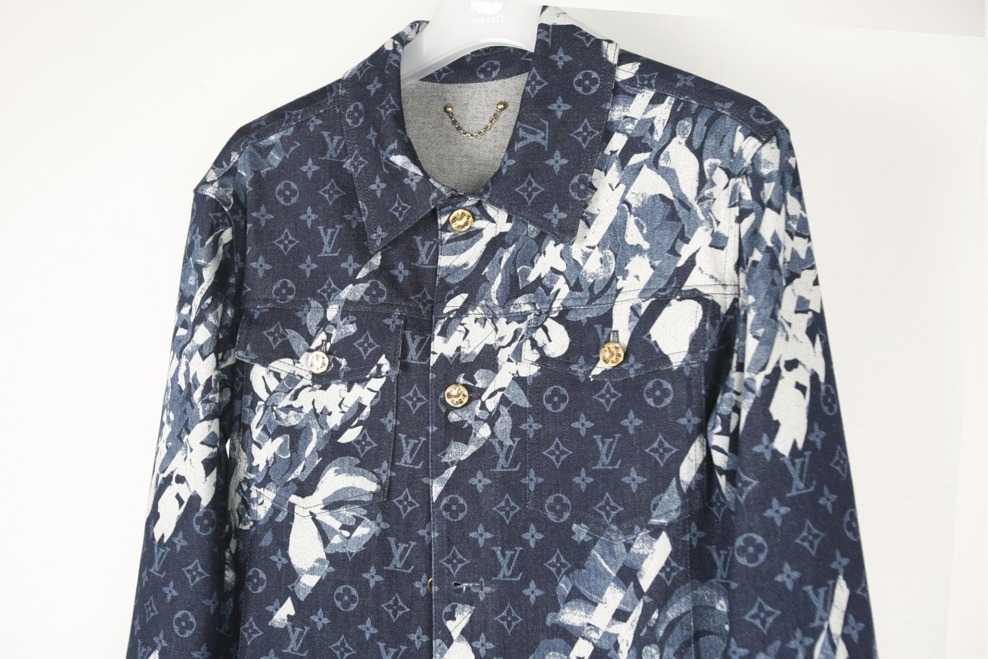 [Louis vuitton 루이비통] 플라워사선데님자켓 상세
