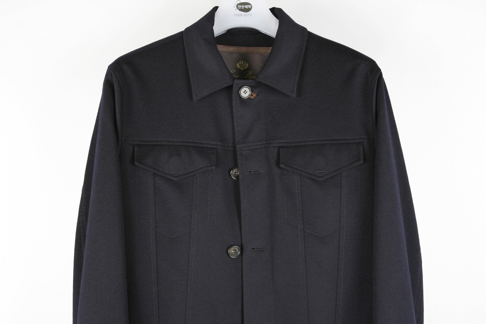 [ Loro Piana 로로피아] 케시미어네이비자켓 상세