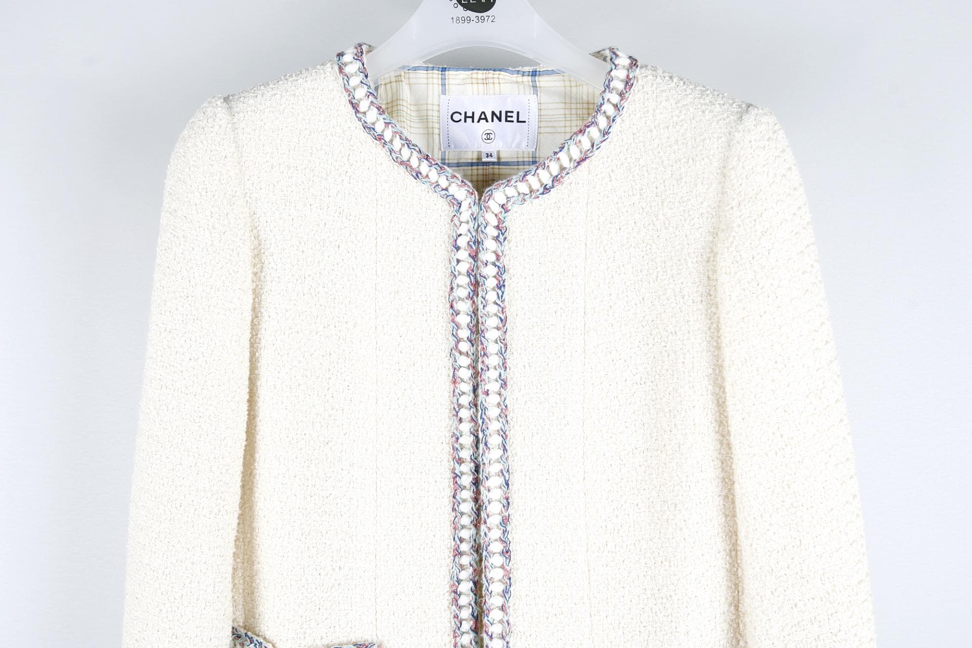 [CHANEL 샤넬] 엣지트위드아이보리자켓 상세