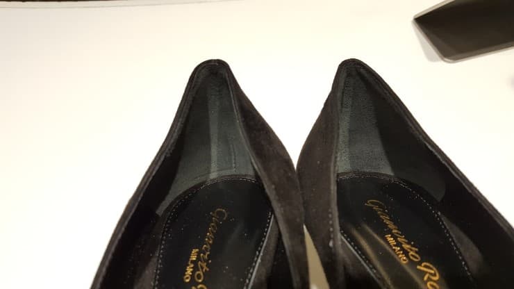 [Gianvito Rossi 지안비토로시] 뒷축줄임 수선 상세