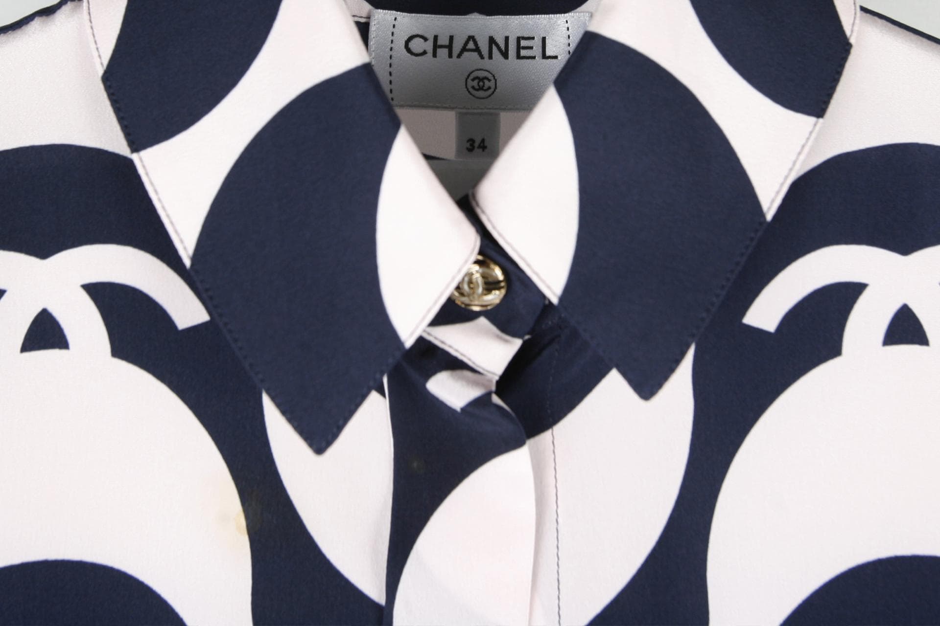 [ Chanel 샤넬]웨이브실크셔츠 상세