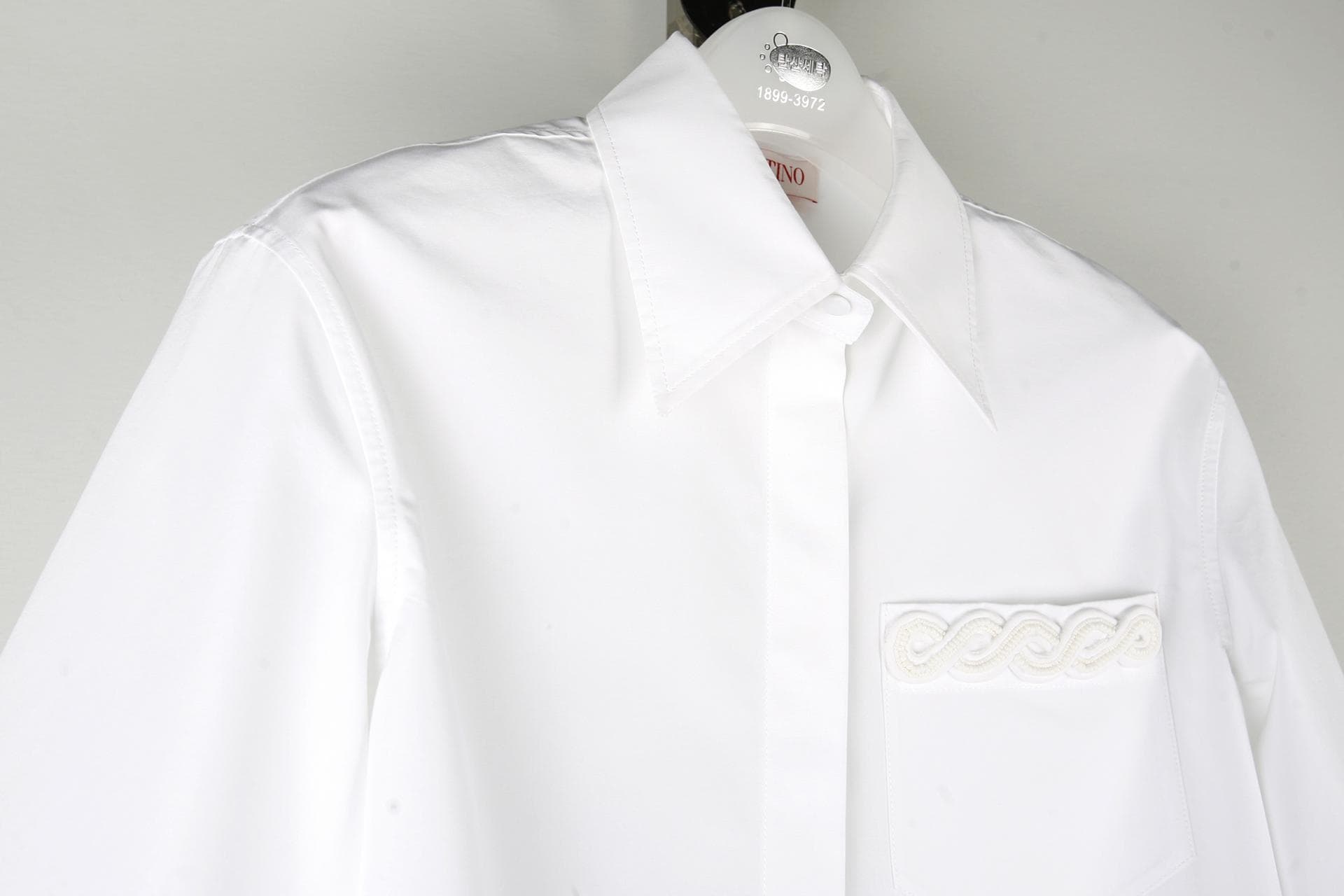 [VALENTINO발렌티노]embroidery 패턴 오픈셔츠 상세