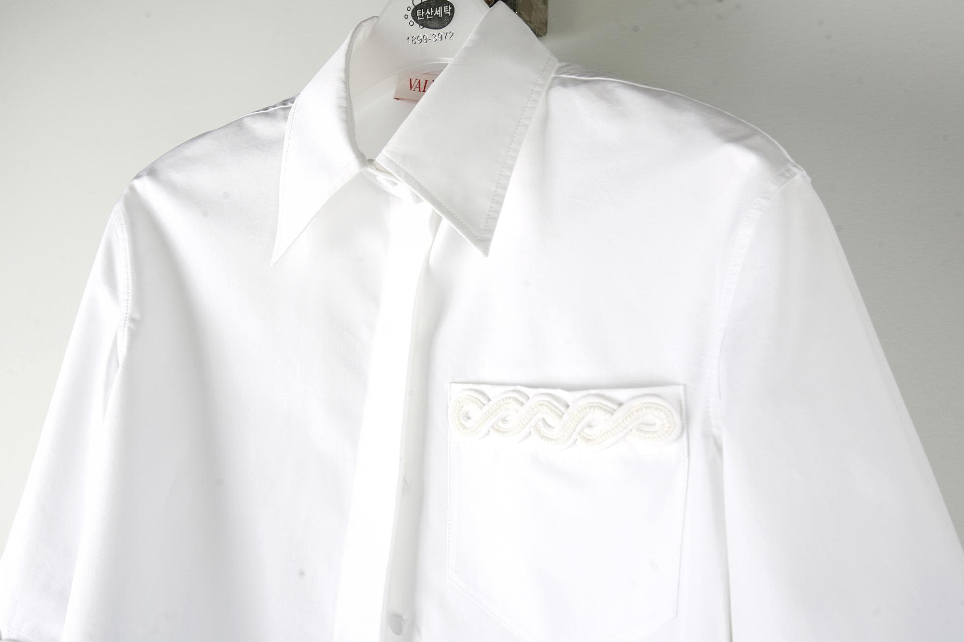 [VALENTINO발렌티노]embroidery 패턴 오픈셔츠 상세