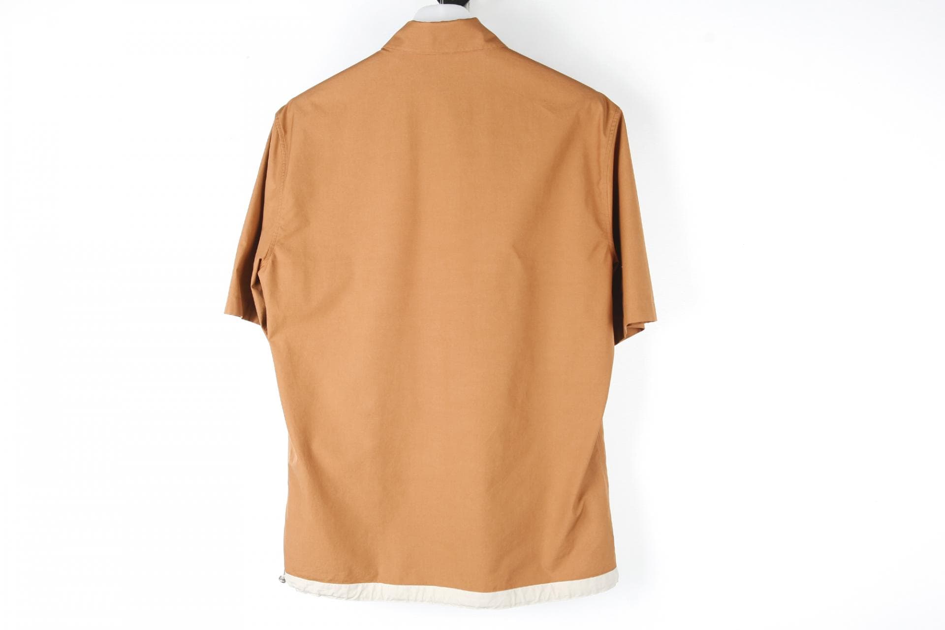 [ Hermès 에르메스] Etriers camel open shirt 상세