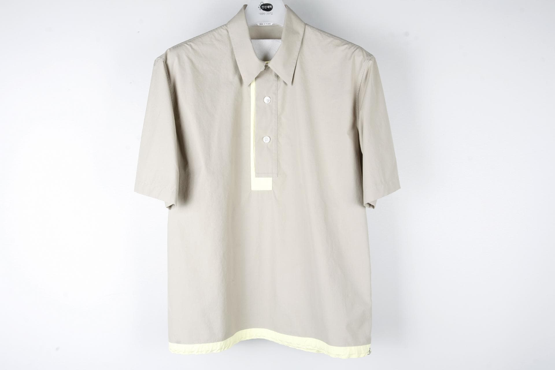 [ Hermès 에르메스]Etriers gray open shirts