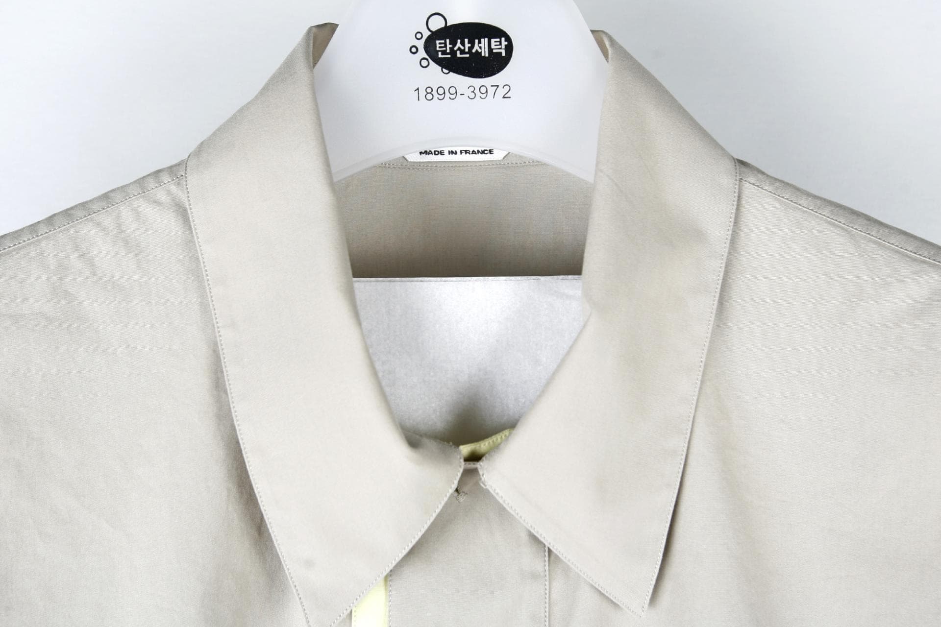 [ Hermès 에르메스]Etriers gray open shirts 상세