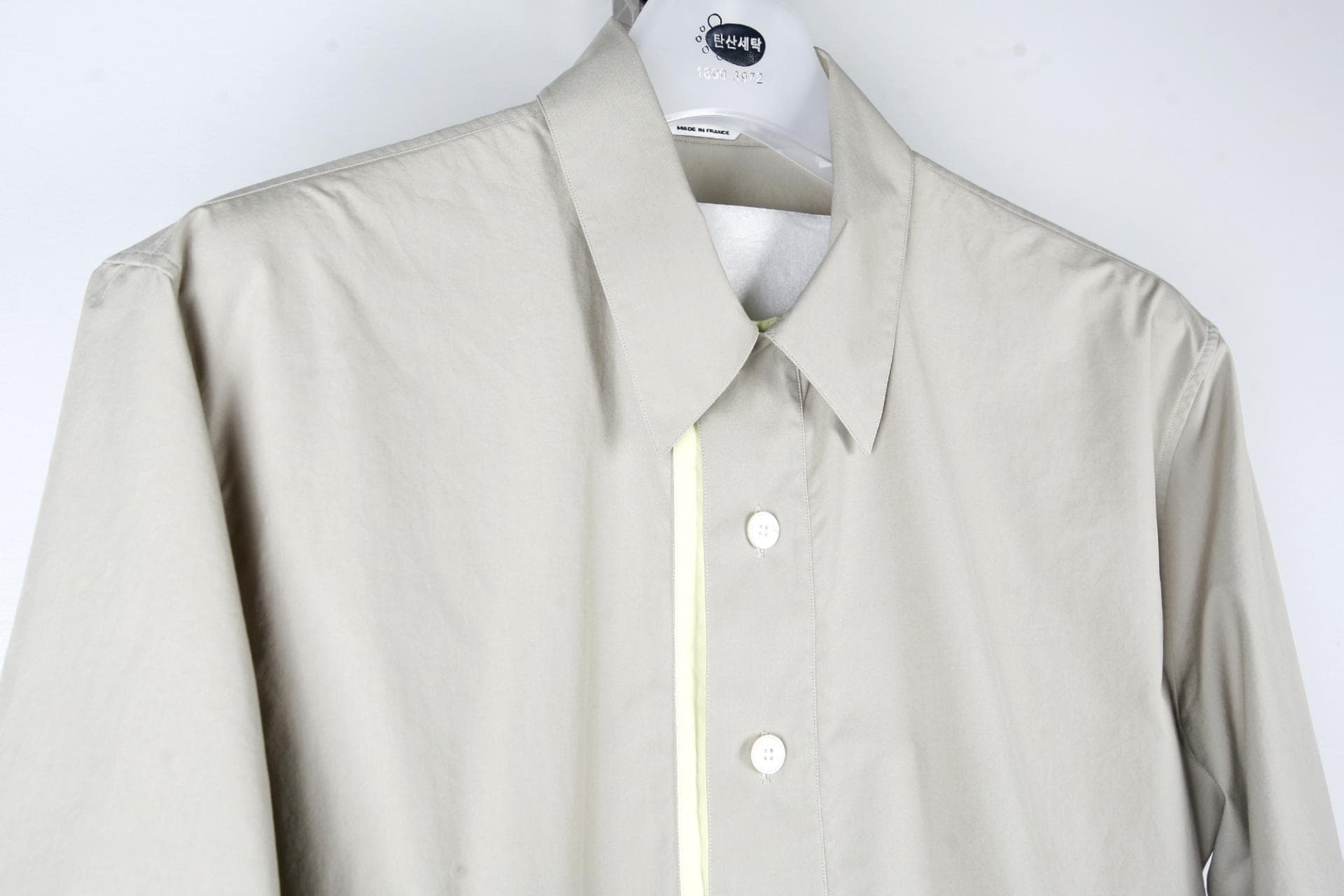 [ Hermès 에르메스]Etriers gray open shirts 상세