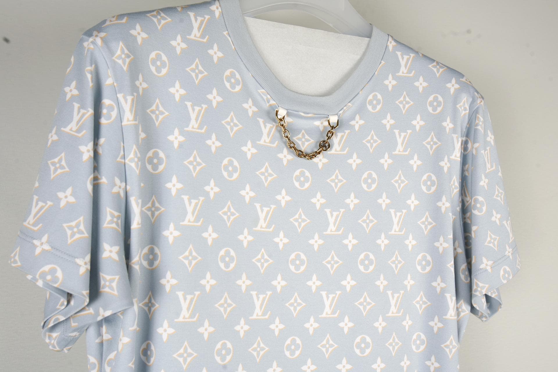 [ Louis vuitton 루이비통 ] 모노그램 티셔츠원피스 아이스블루 상세