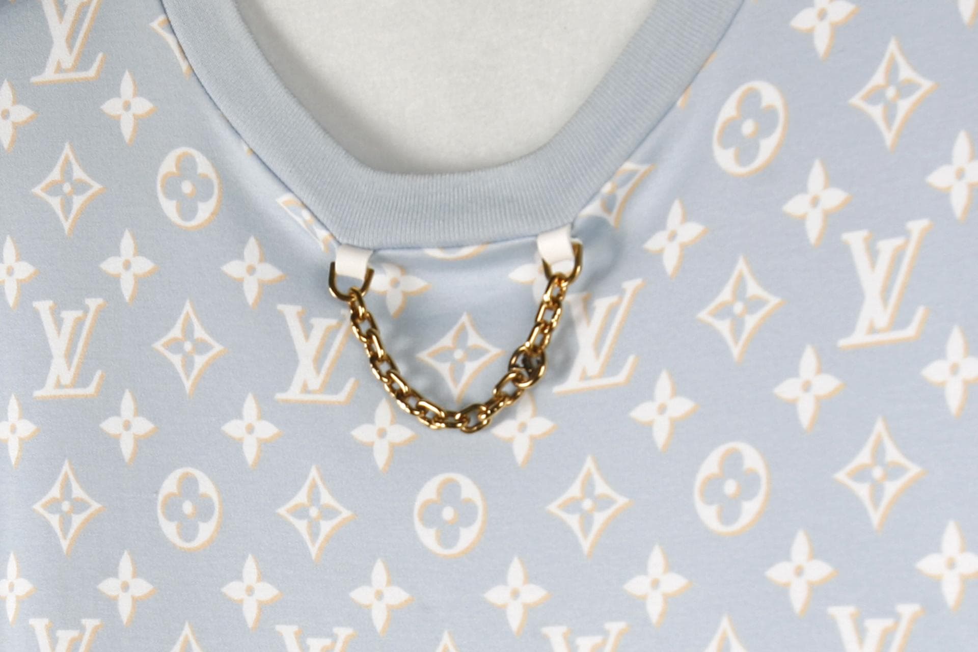 [ Louis vuitton 루이비통 ] 모노그램 티셔츠원피스 아이스블루 상세