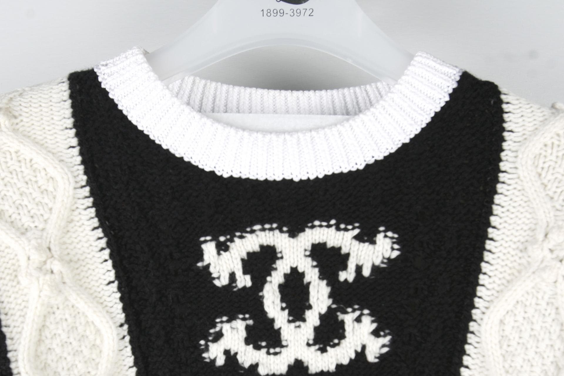 [Chanel 샤넬] 풀오버 cc크루넥 캐시미어니트 상세