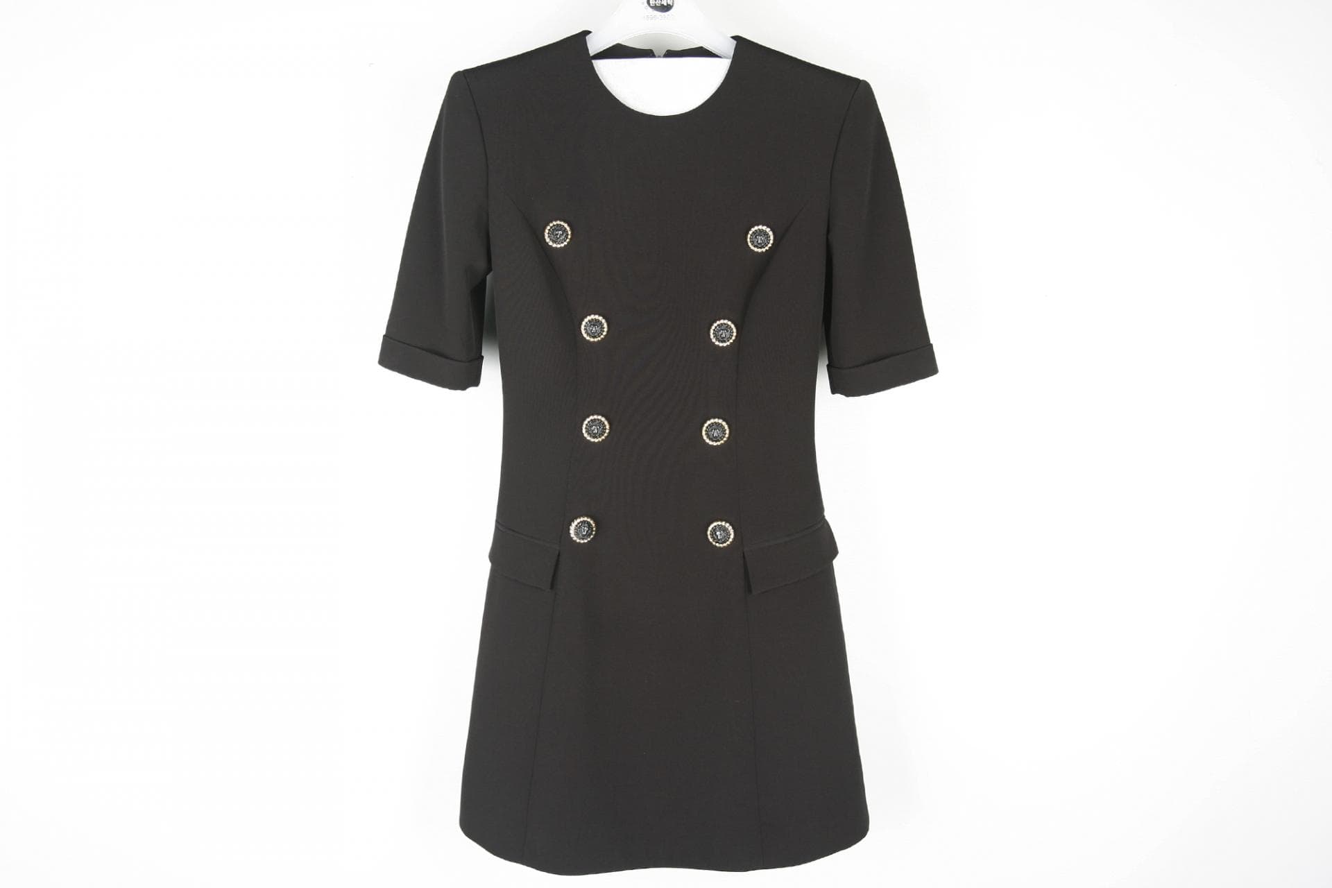 [balmain 발망] Crepe flared dress NB19