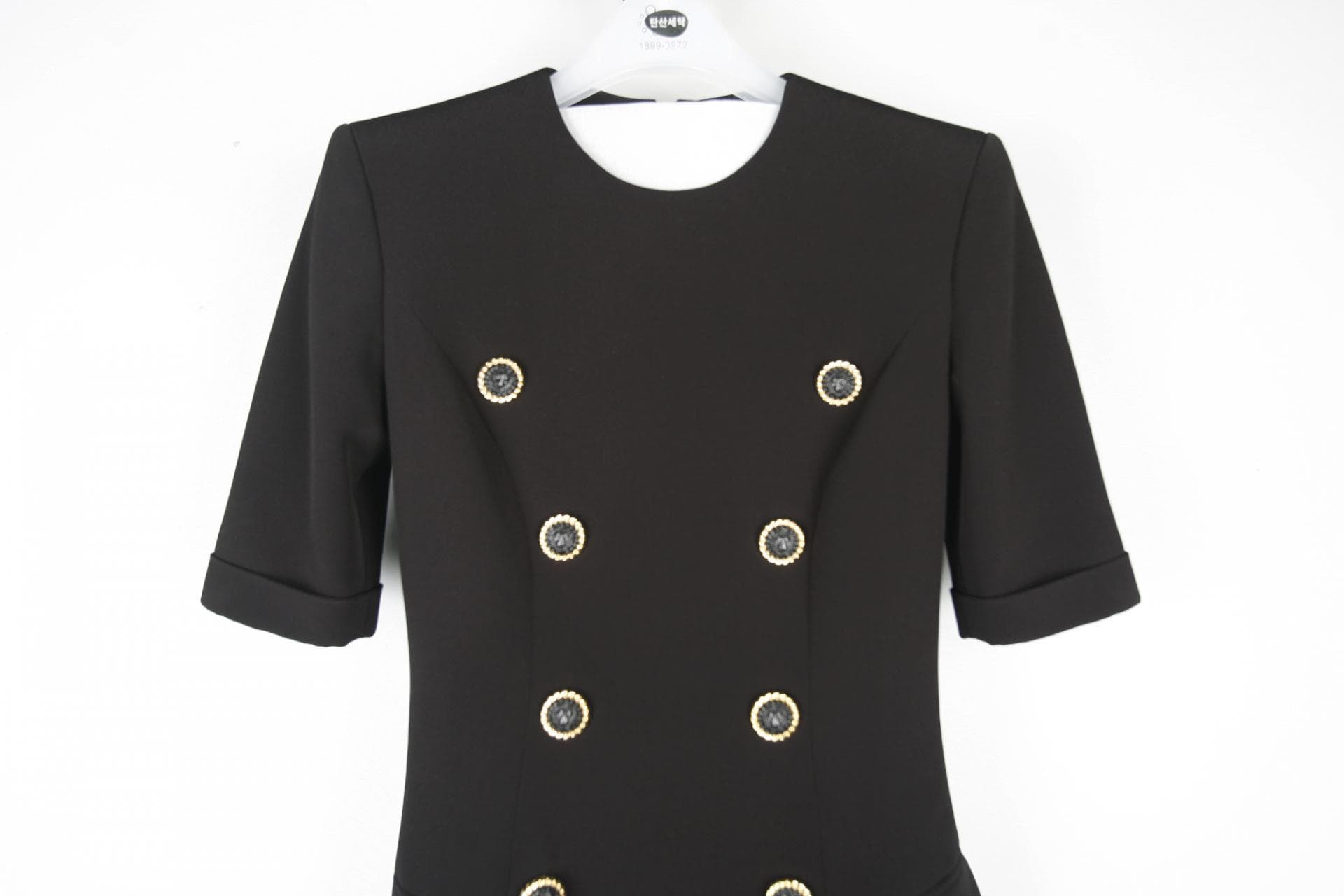 [balmain 발망] Crepe flared dress NB19 상세