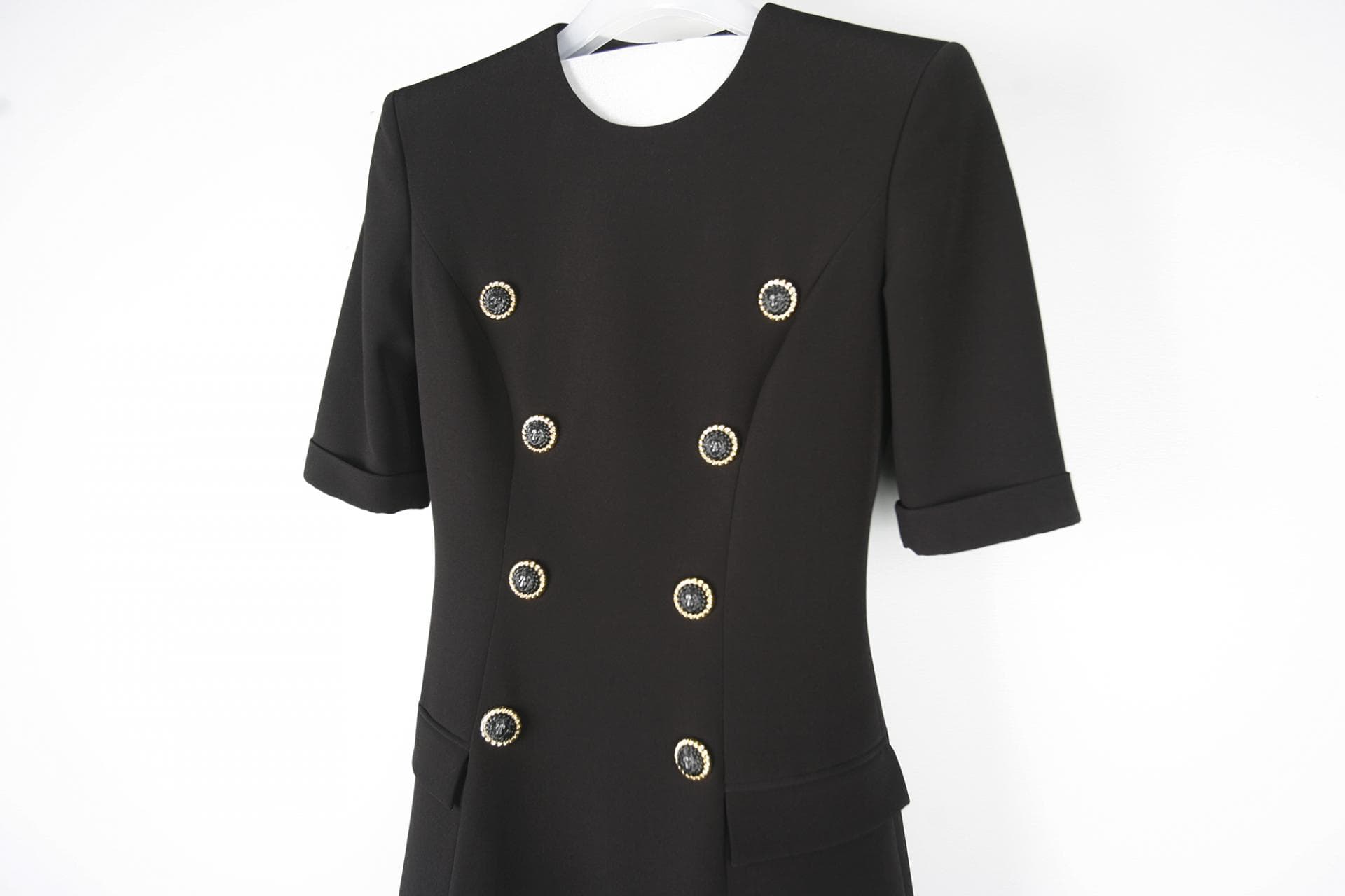 [balmain 발망] Crepe flared dress NB19 상세