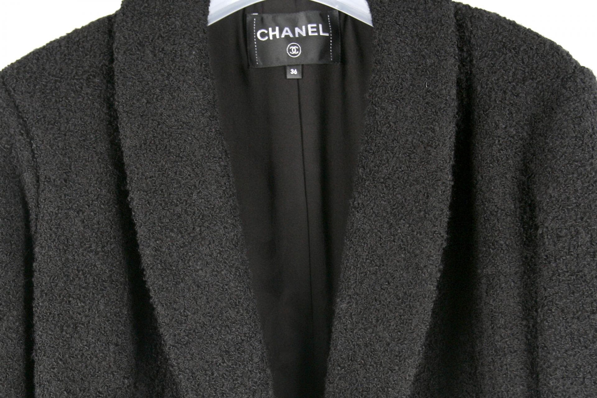 [Chanel 샤넬]라운드카라트위드자켓블랙 상세