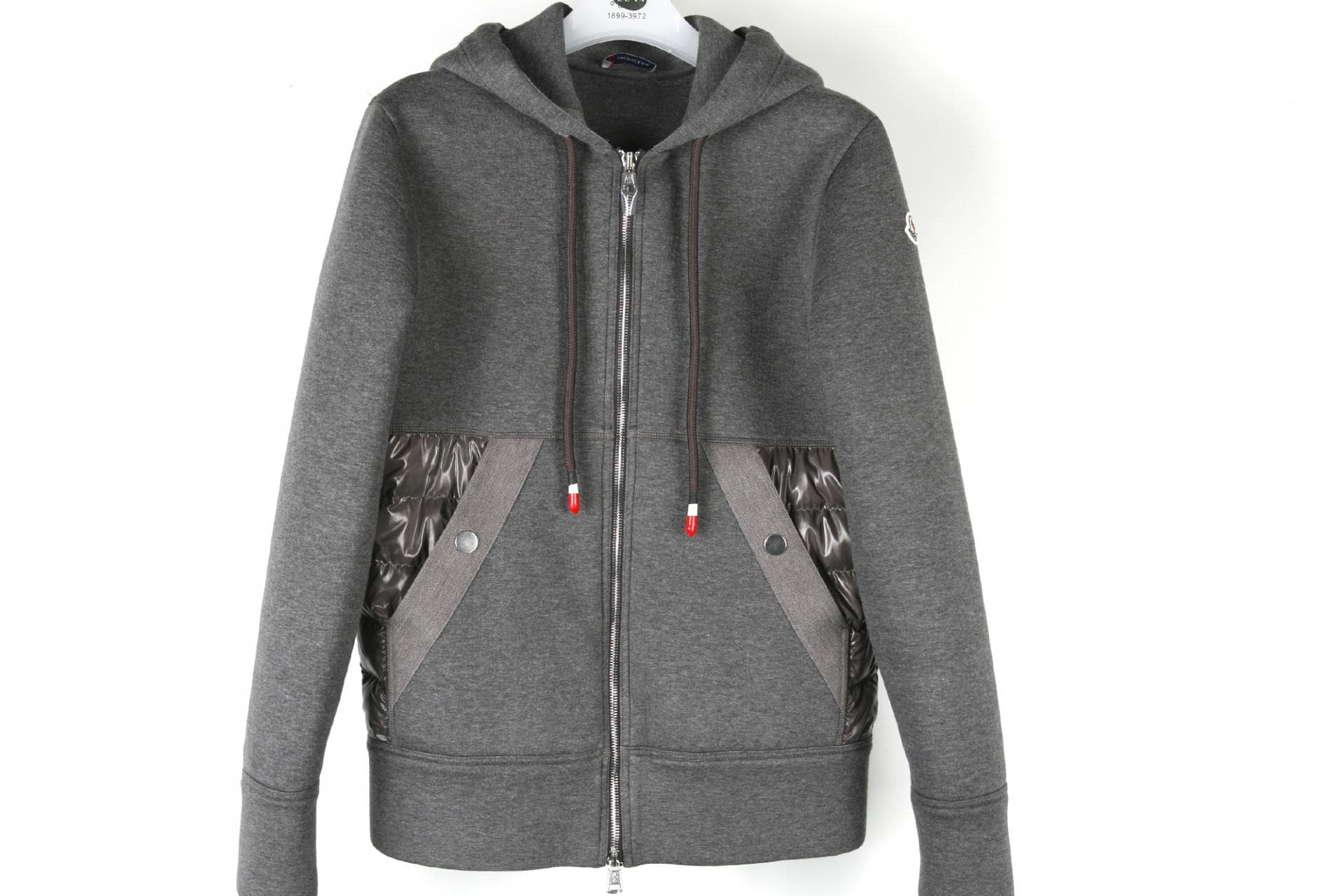 [MONCLER 몽클레르]퍼퍼 나일론 패널링 지퍼 후드티