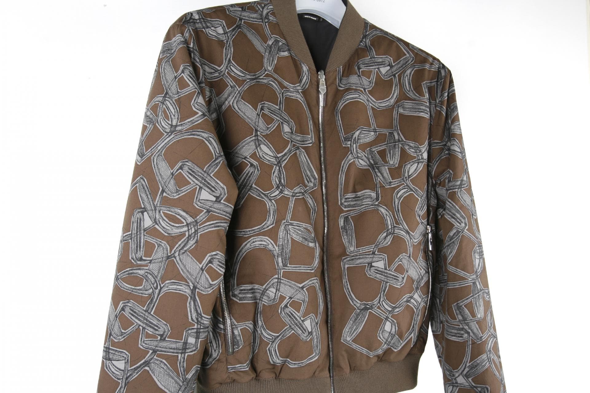 [Hermès 에르메스]Quincaillerie Equestre리버시블 리브트림재킷 상세