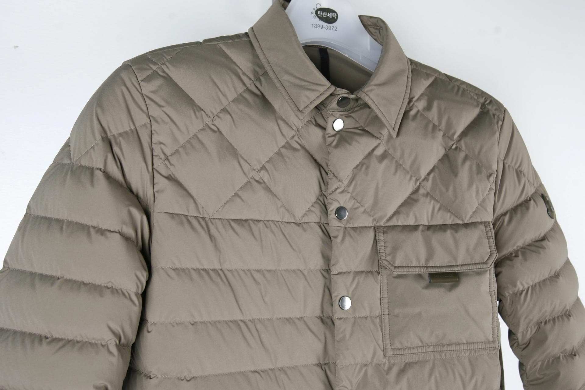 [MONCLER 몽클레르] 아이슬런퀼트오버셔츠 상세