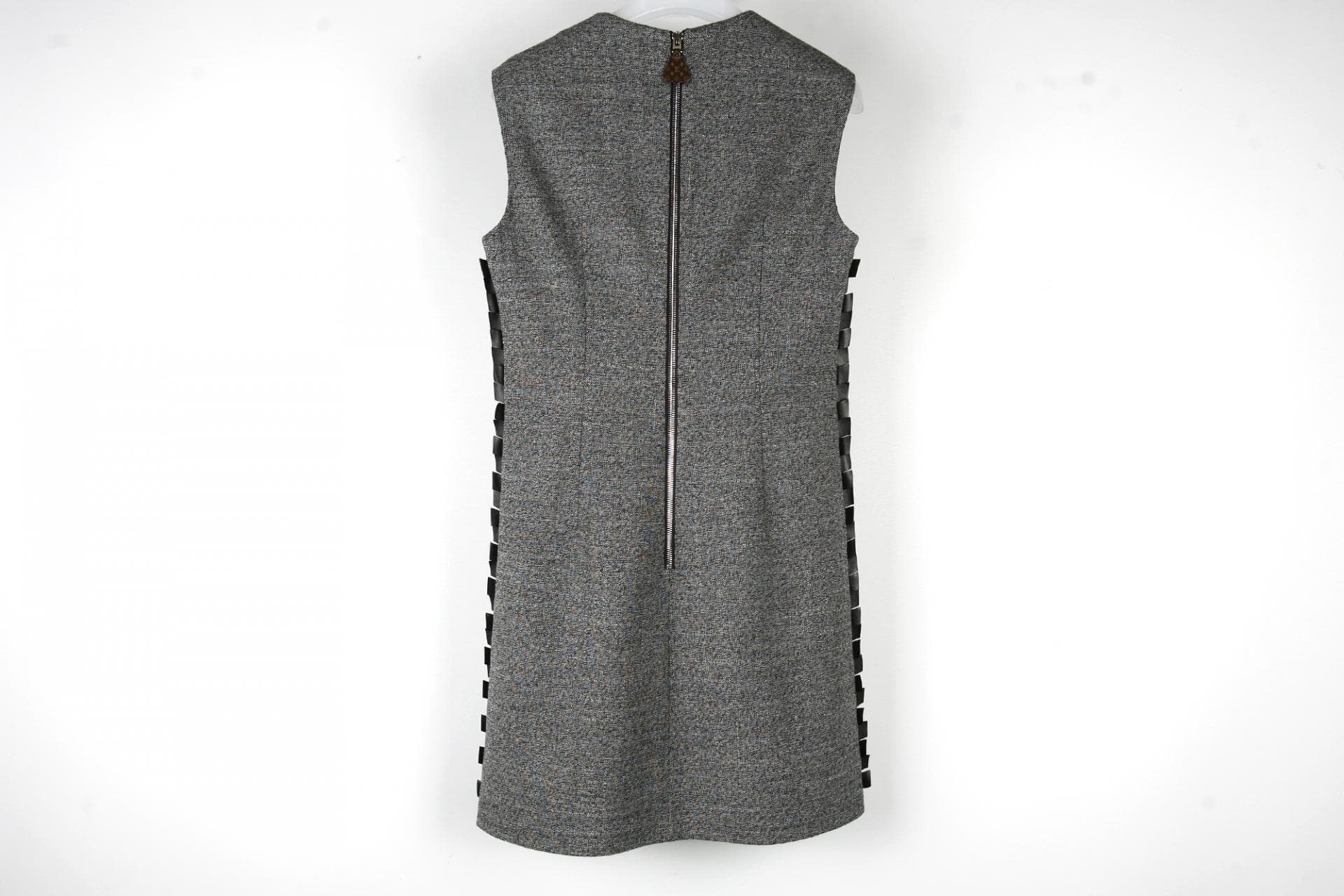 [ Louis vuitton 루이비통]가죽 트림 버드아이 드레스 상세