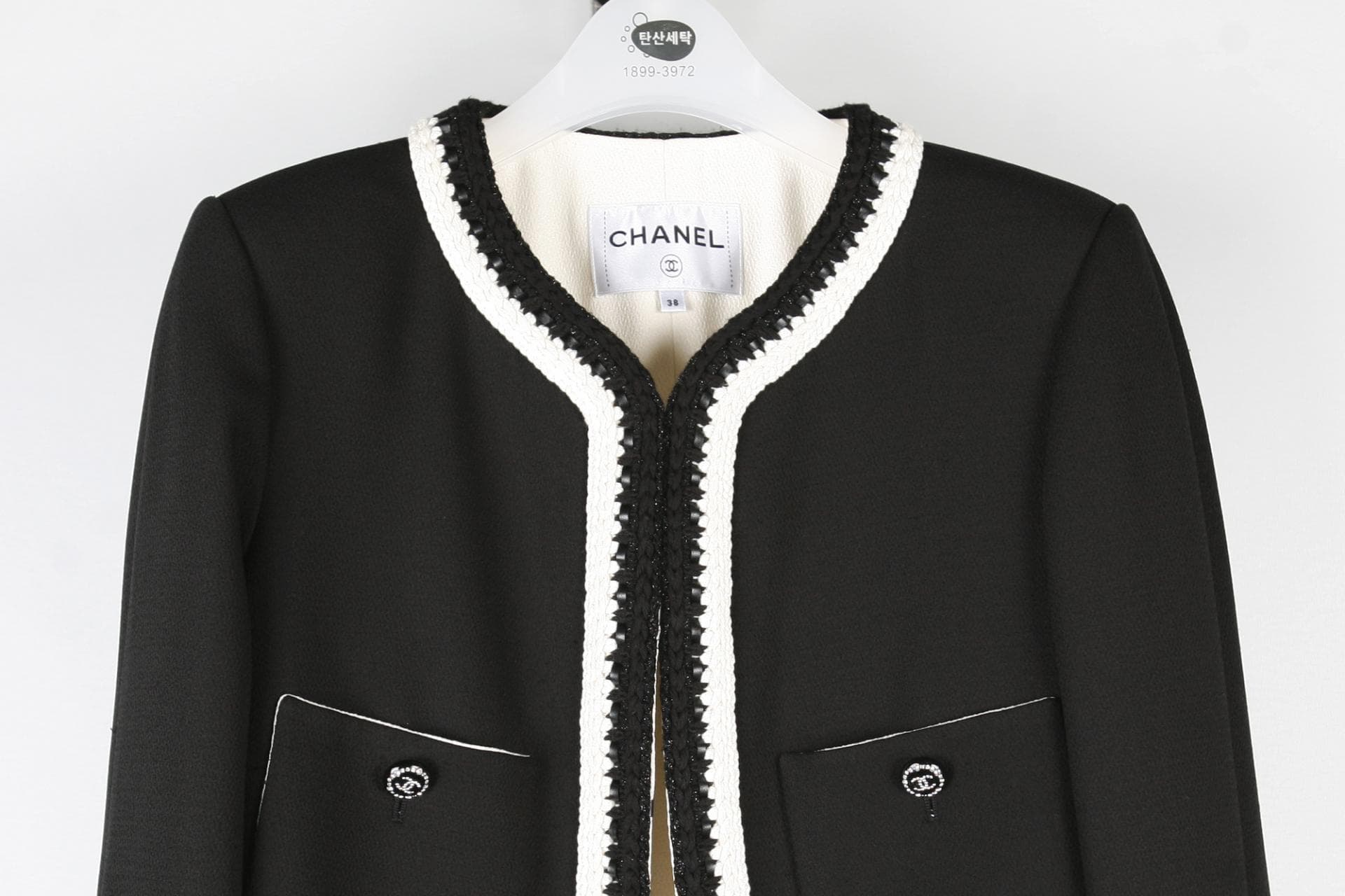 [ Chanel 샤넬] 실크 크레페 자켓 상세