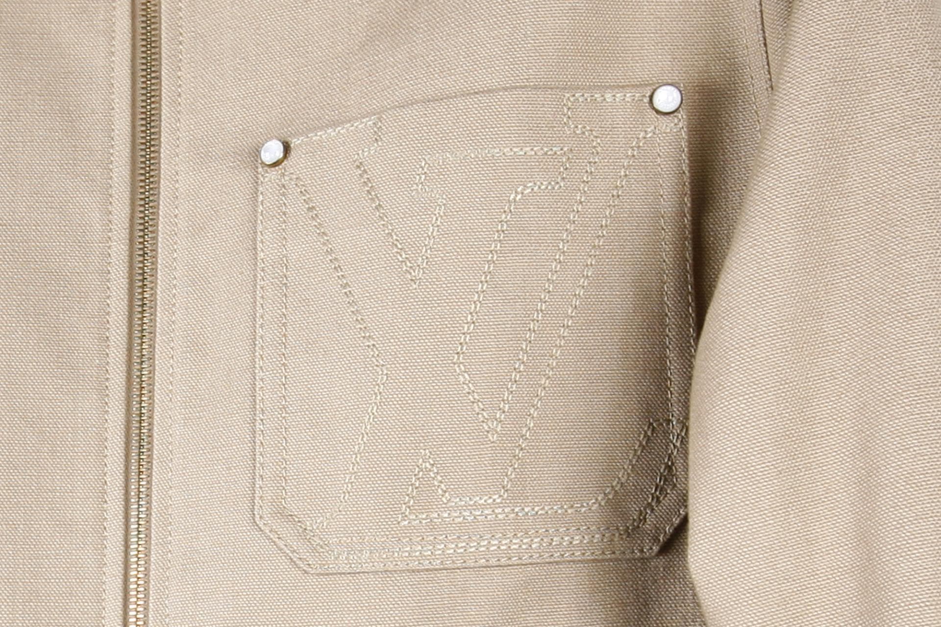 [ Louis vuitton 루이비통] 워크웨어 코튼 캔버스 블루종 자켓 상세