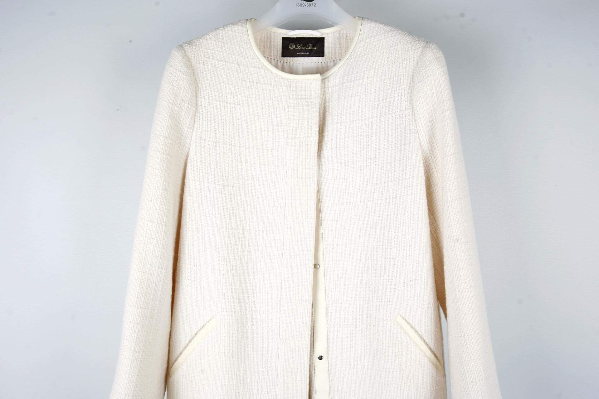 [Loro Piana 로로피아나]트위드 라운드넥 자켓 상세