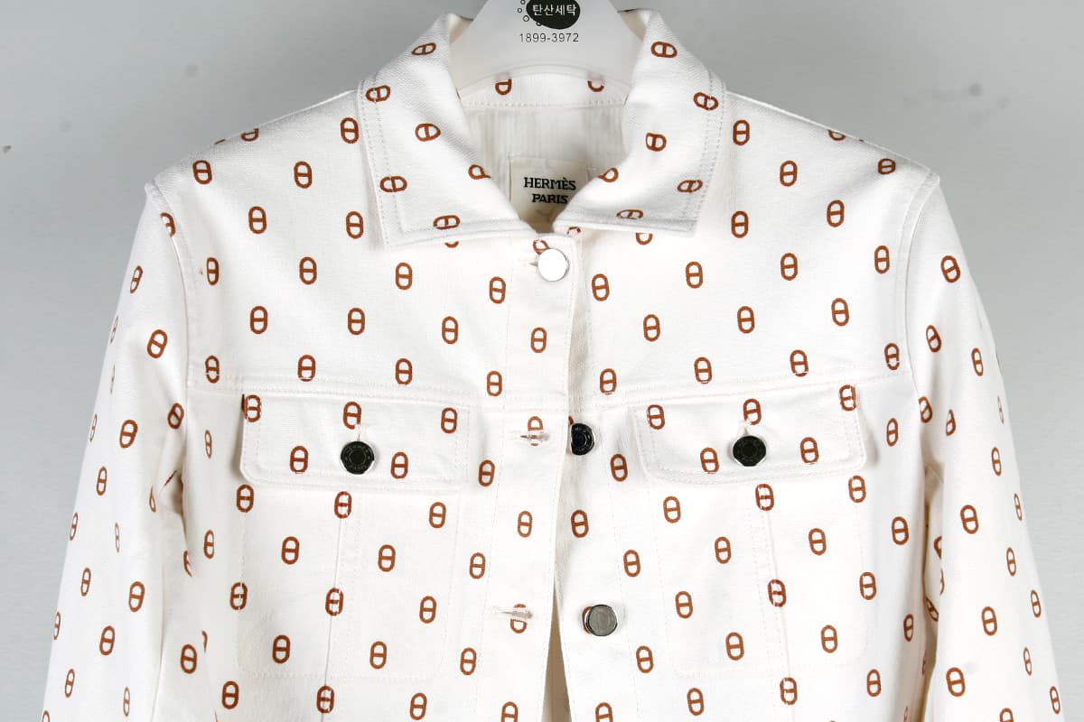 [ Hermès 에르메스] Chaine d'Ancre" denim jacket 상세