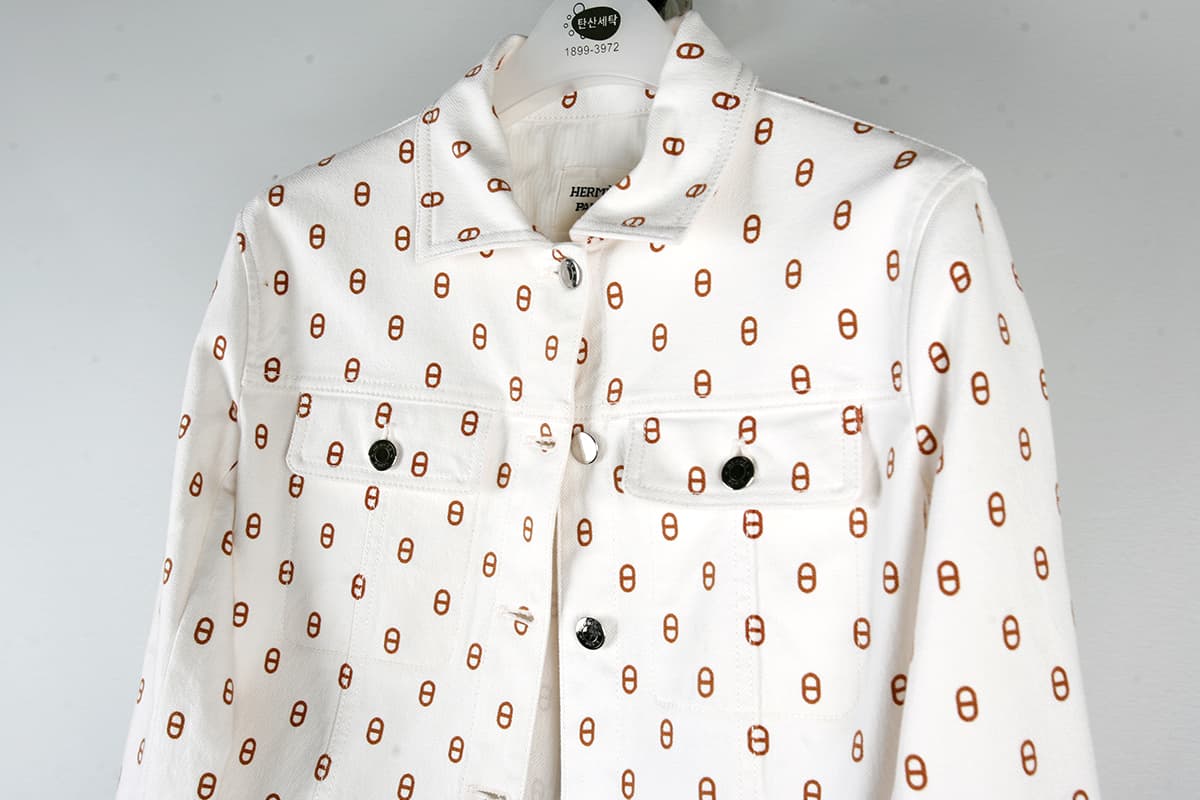 [ Hermès 에르메스] Chaine d'Ancre" denim jacket 상세