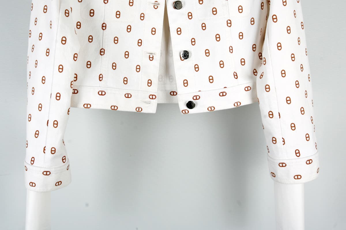 [ Hermès 에르메스] Chaine d'Ancre" denim jacket 상세