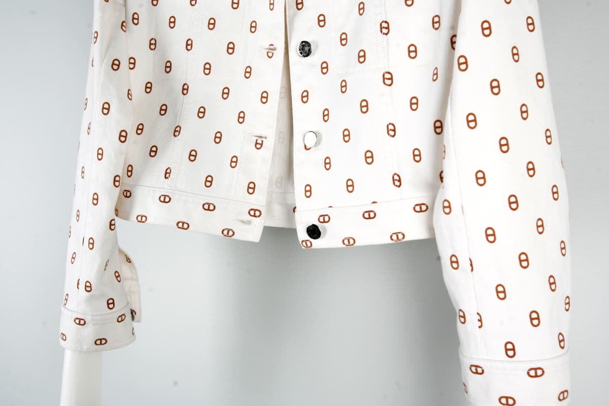 [ Hermès 에르메스] Chaine d'Ancre" denim jacket 상세