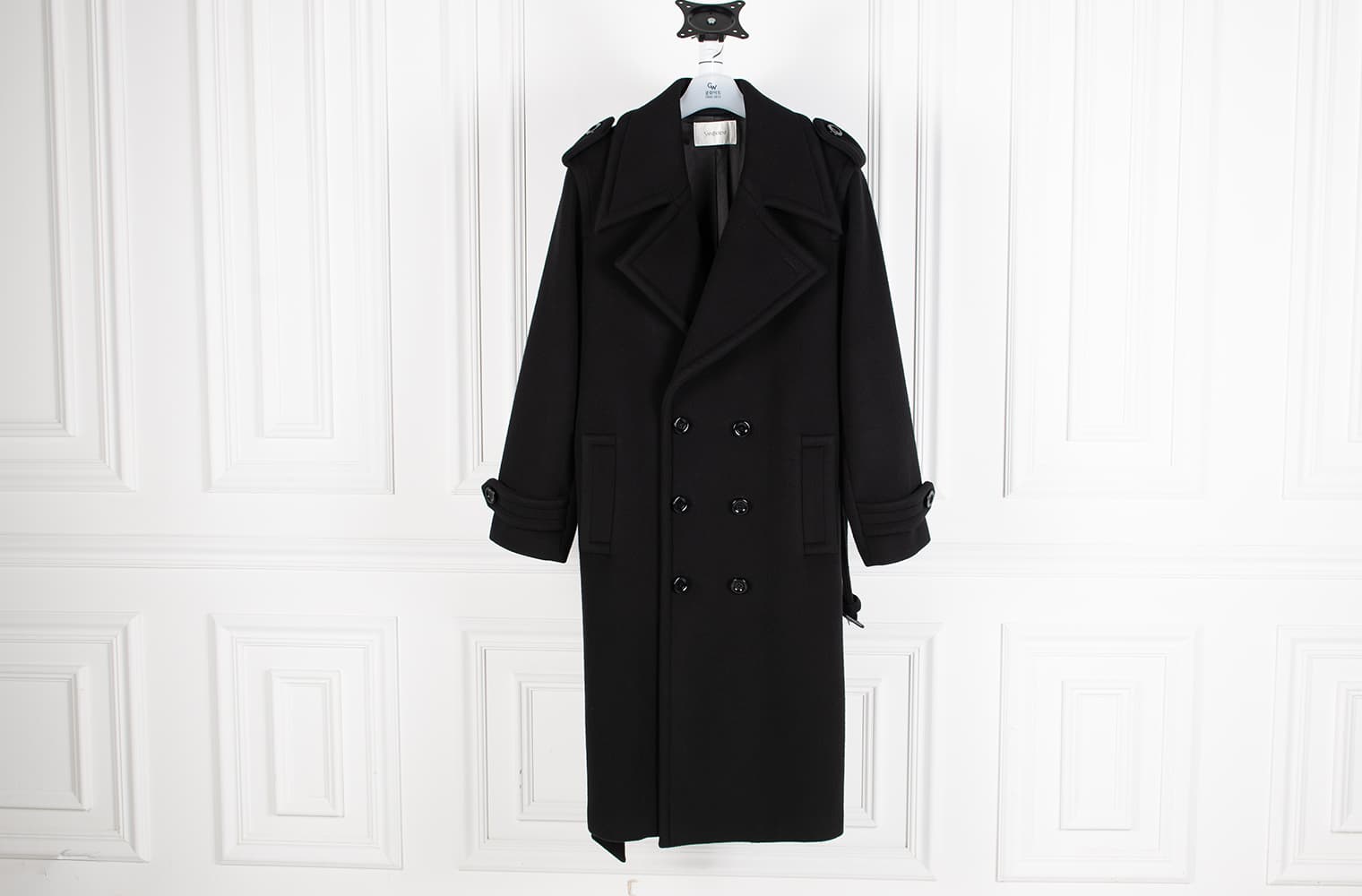 [Saint Laurent 생로랑] 더블 브레스티드 피코트