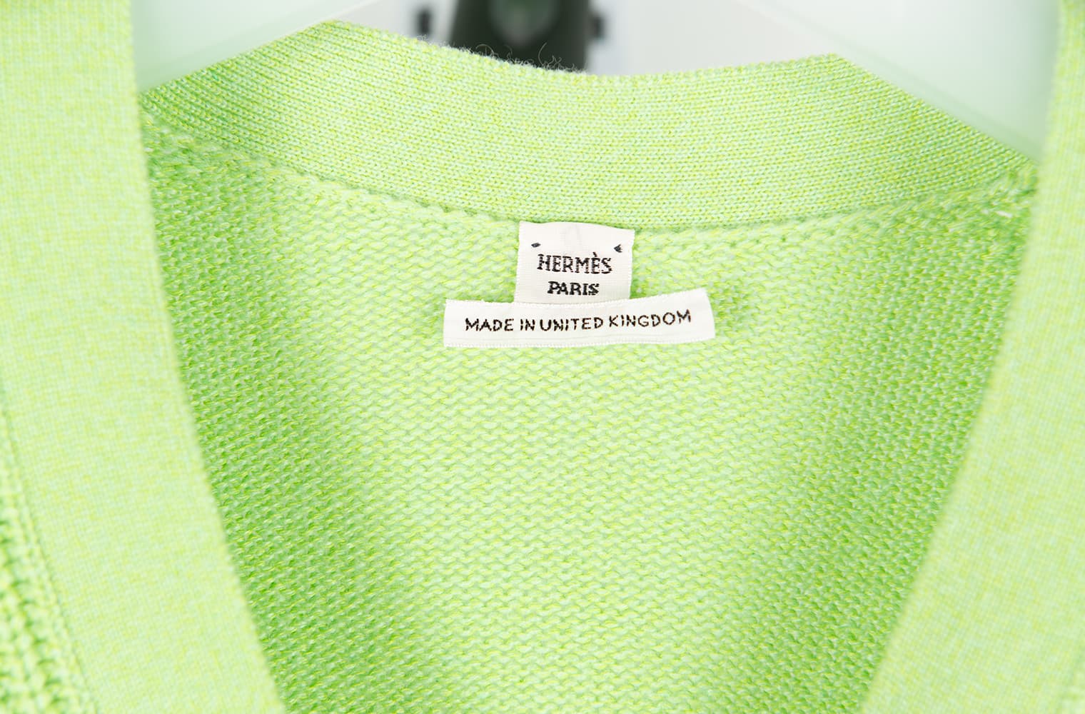 [Hermès 에르메스] 에르메스 U.K. 캐시미어 가디건 상세