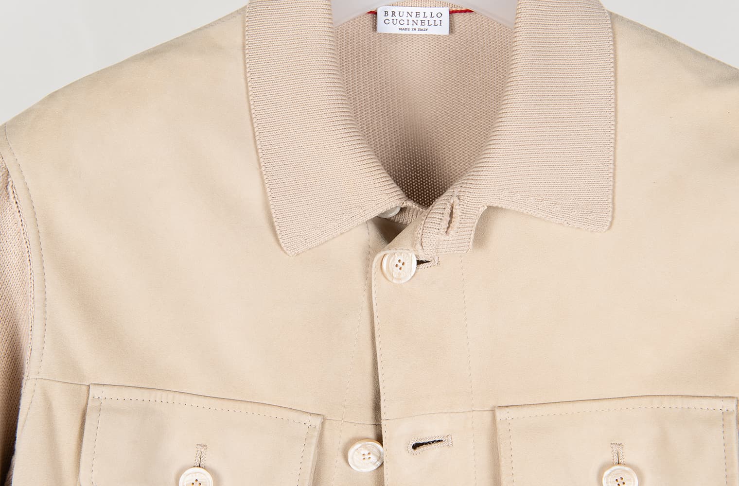 [Brunello Cucinelli 브루넬로 쿠치넬리] 캐시미어 셔츠 가디건 상세