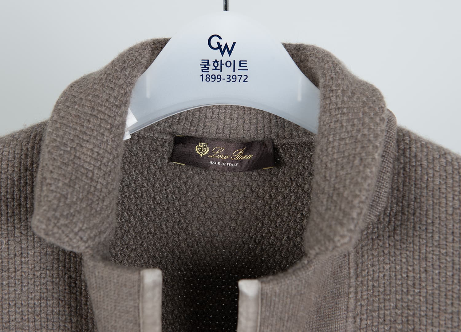 [Loro Piana 로로피아나] 캐시미어 니트 코트 상세