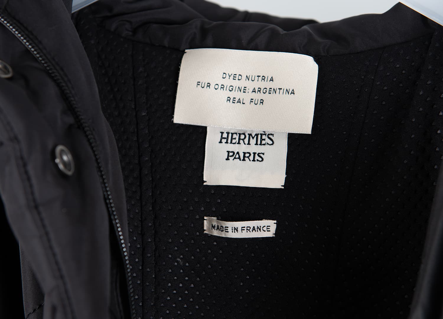 [Hermès 에르메스] 에르메스 퍼 퀼팅 패딩 코트 상세
