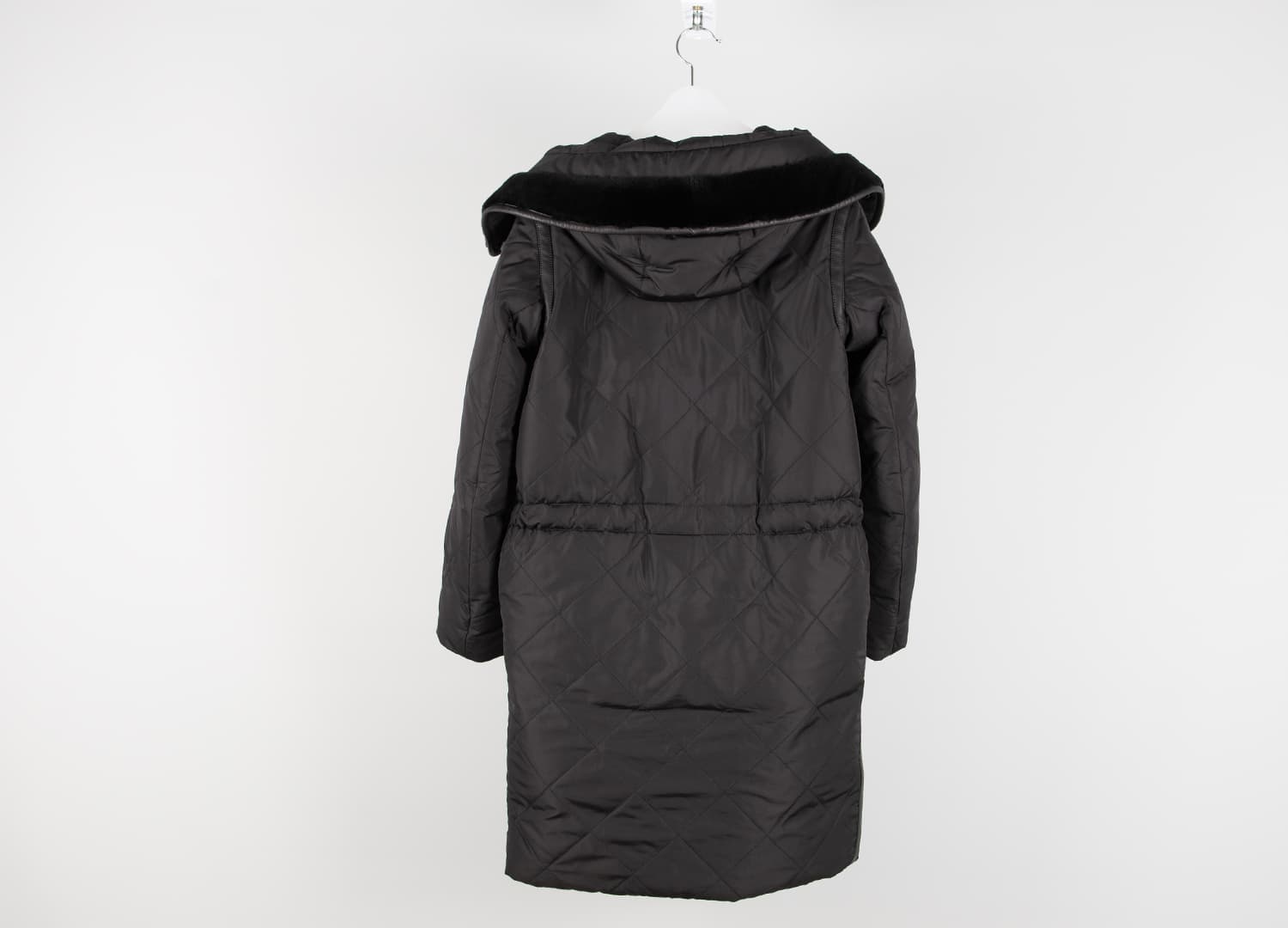 [Hermès 에르메스] 에르메스 퍼 퀼팅 패딩 코트 상세