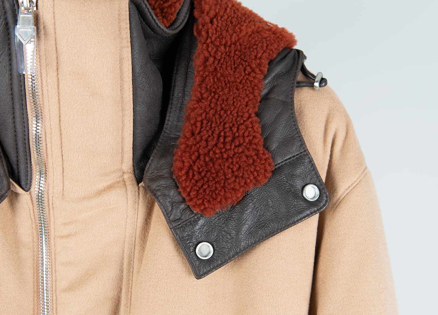 [Hermès 에르메스] 에르메스 캐시미어 퍼 유틸리티 자켓 상세
