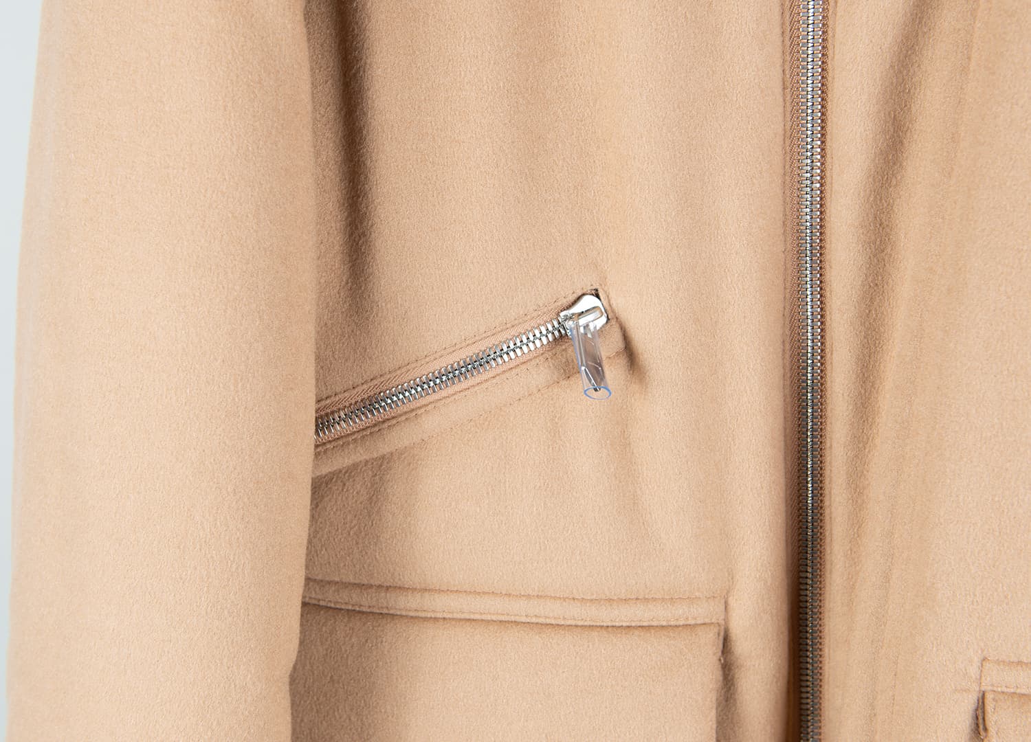 [Hermès 에르메스] 에르메스 캐시미어 퍼 유틸리티 자켓 상세