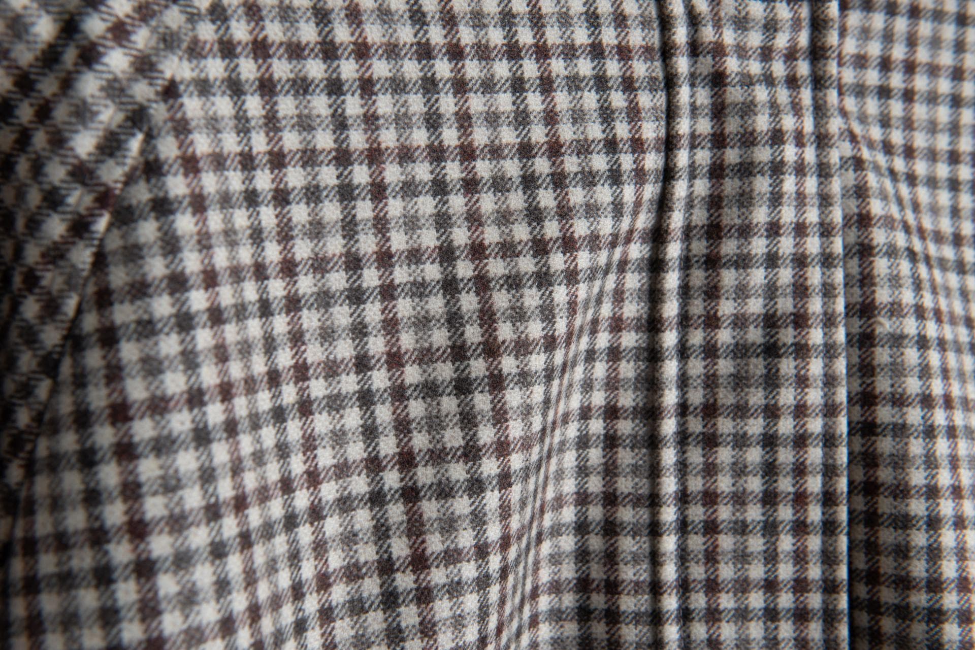 [Brunello Cucinelli 브루넬로 쿠치넬리] 울 깅엄 체크 후디 재킷 상세