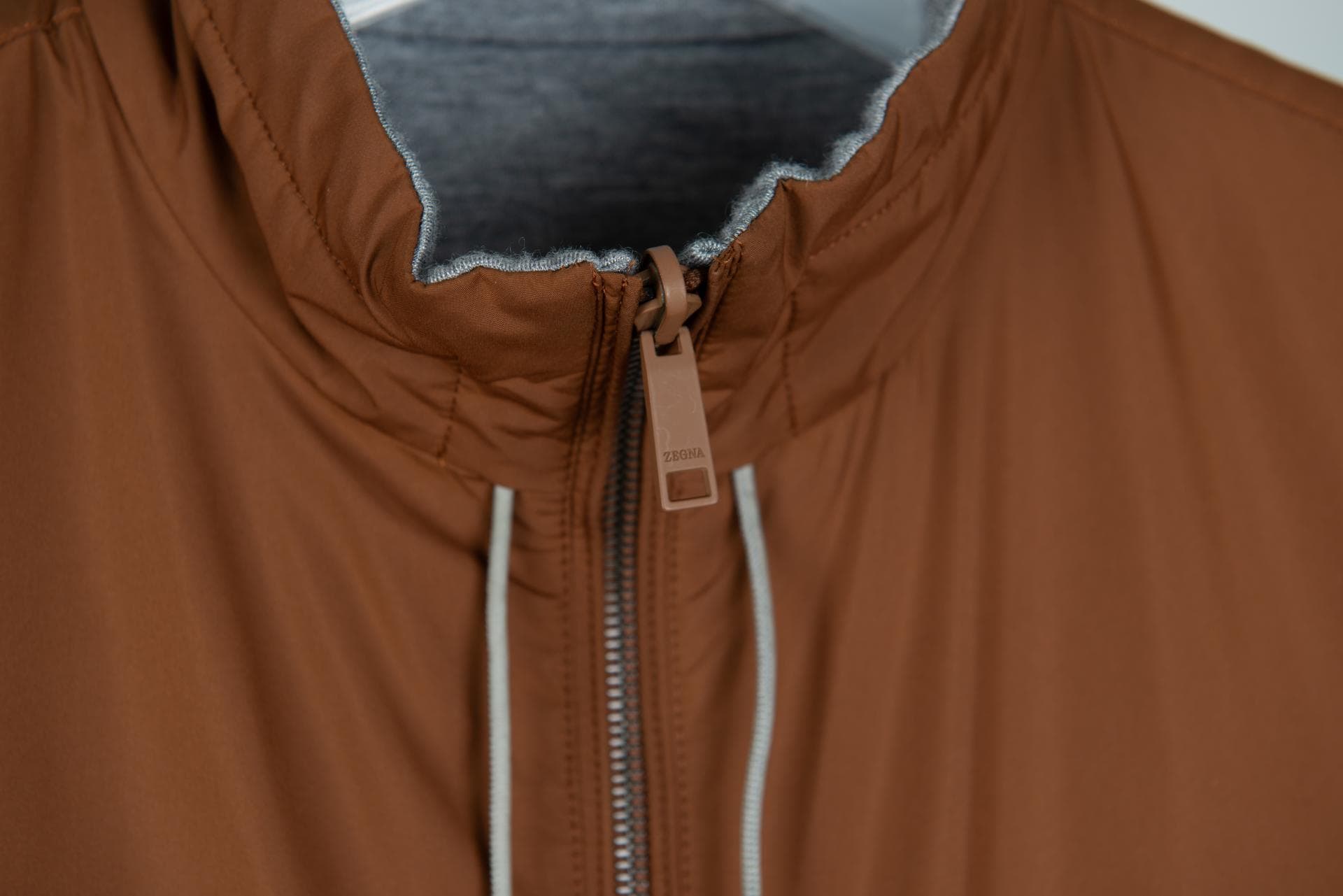 [Ermenegildo Zegna 에르메네질도 제냐] 마이크로파이버 리버시블 브레짜 블루종 (폴리&캐시미어) 상세