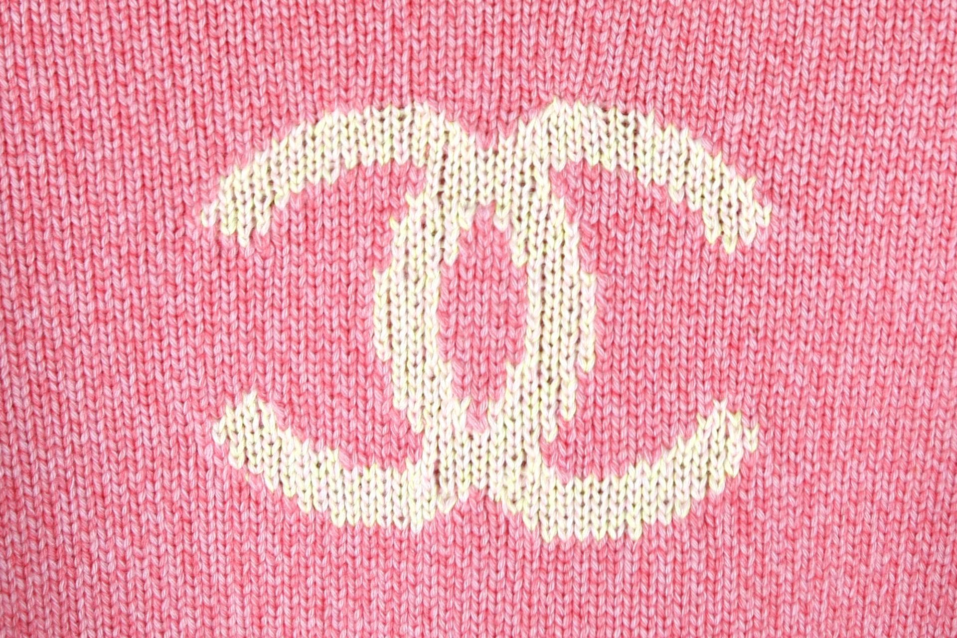 [CHANEL 샤넬]캐시미어풀오버니트핑크 상세