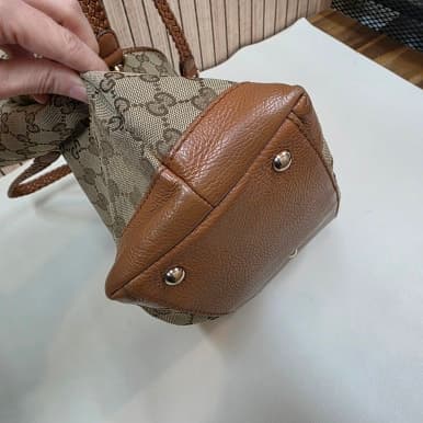 [GUCCI 구찌] 숄더백 부분 리터치 작업 상세