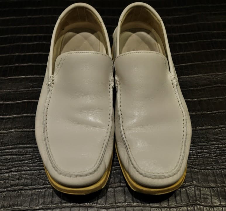 [FERRAGAMO 페레가모] 가죽 로퍼 염색 