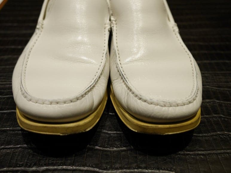 [FERRAGAMO 페레가모] 가죽 로퍼 염색  상세